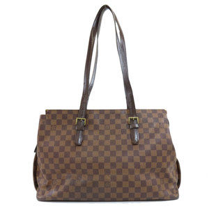 Louis Vuitton Chelsea Damier Ebene Tote Bag Damier Canvas
